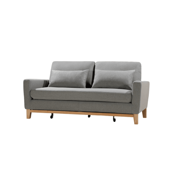 SHASA 2 Seater Pull - out Sofa bed Grey celadon - RnR Galore