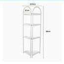 Shower Corner Shelf White Caddy Bathroom Shelves Organiser Bath Storage Rack 4 - RnR Galore