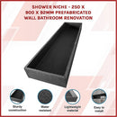 Shower Niche - 250 x 900 x 92mm Prefabricated Wall Bathroom Renovation - RnR Galore