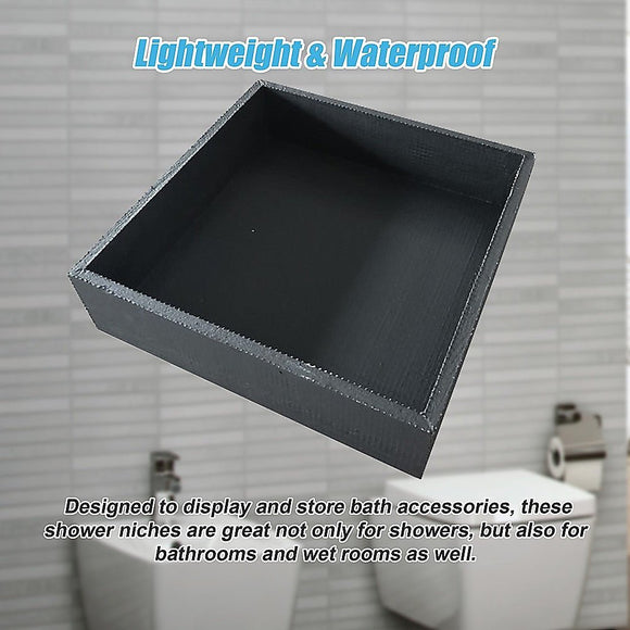 Shower Niche - 350 x 350 x 92mm Prefabricated Wall Bathroom Renovation - RnR Galore