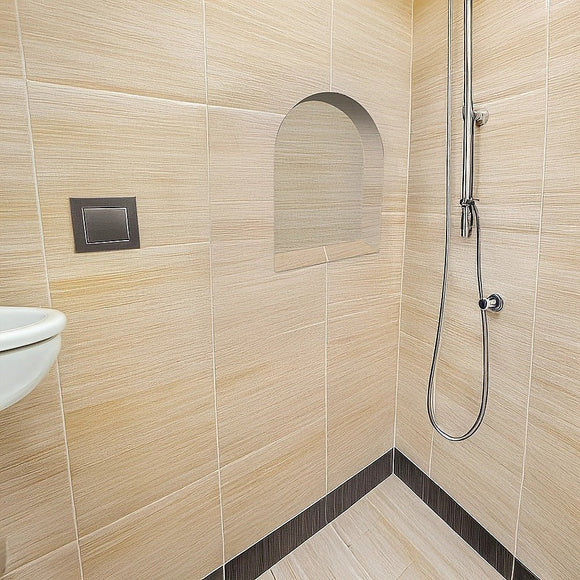 Shower Niche - Arch 450 x 350 x 90mm Prefabricated Wall Bathroom Renovation - RnR Galore
