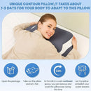 Side Sleeper Neck Pillow | Odor - Free, Light Beige Friendly Design, Comfortable Sleep Posture, Polyester Material, Hand Wash Only - RnR Galore