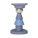 Silicone Silent Door Stopper with Suction Base and Secure Hold Catch Design - Blue - RnR Galore