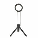 Silver Magnetic Phone Stand with Foldable Tripod & Carabiner Hook – Multi - Functional, Portable Smartphone Holder for Outdoor Use - RnR Galore