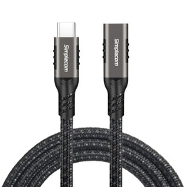 Simplecom CAU620 USB - C Male to Female Extension Cable USB 3.2 Gen2 PD 100W 20Gbps 2M - RnR Galore