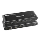 Simplecom KM590 2 - Port USB - C Dual 4K HDMI Monitor KVM Switch and Docking Station with Network Sharing - RnR Galore