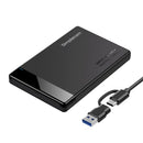 Simplecom SE109 Tool - free 2.5" SATA HDD SSD to USB - C Enclosure USB 3.2 Gen 1 - RnR Galore