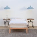 Single Size Warm Wooden Natural Bed Base Frame – King Single - RnR Galore