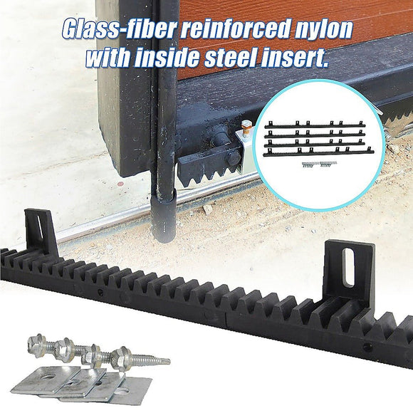 Sliding Gate Hardware Accessories Kit - 4m Gear Rack Track - RnR Galore