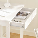 Small White Desk with Drawer Hooks - RnR Galore