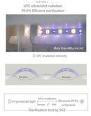 Smart UVC Toothbrush Sterilizer & Holder with Heat Drying, Radar Sensor Night Light(white) - RnR Galore