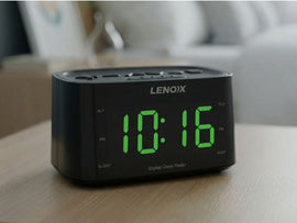 Smartphone - Charging Alarm Clock & FM Radio (Black) w/ USB Port - RnR Galore