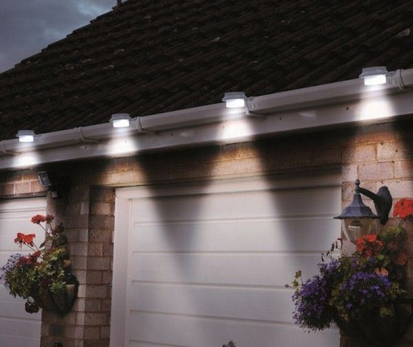 Solar Multipurpose Light (3 - Piece, White) w/ Screw & Mount, Energy - Saving - RnR Galore