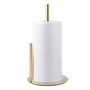 Stainless Steel Double Pole Paper Towel Holder - Gold - RnR Galore
