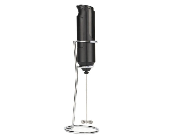 Stainless Steel Handheld Milk Frother, Electric Whisk & Drink Mixer with Bracket for Coffee - RnR Galore