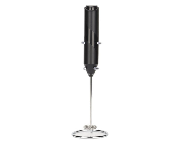 Stainless Steel Handheld Milk Frother, Electric Whisk & Drink Mixer with Bracket for Coffee - RnR Galore