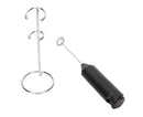Stainless Steel Handheld Milk Frother, Electric Whisk & Drink Mixer with Bracket for Coffee - RnR Galore