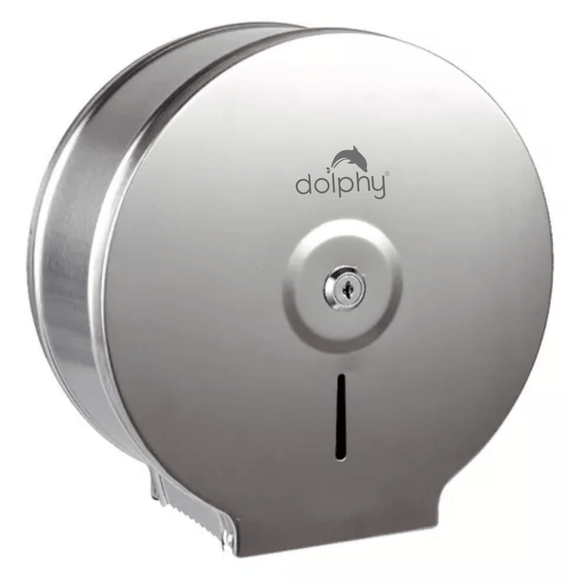 Stainless Steel Jumbo Toilet Paper Roll Dispenser - RnR Galore