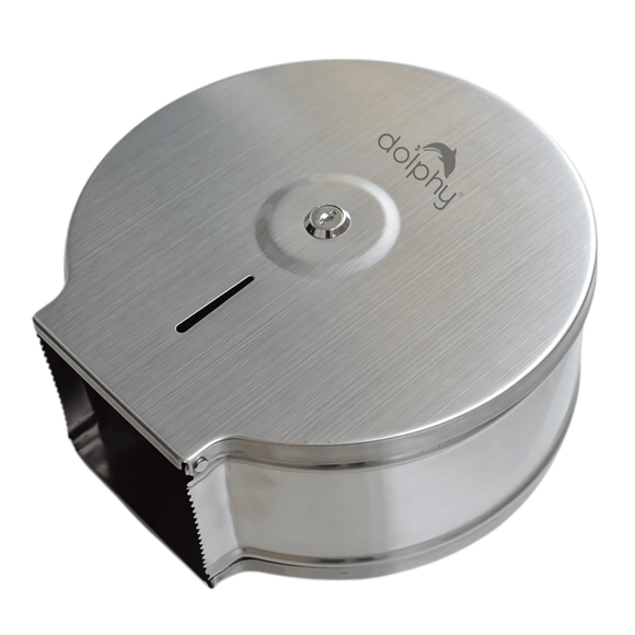 Stainless Steel Jumbo Toilet Paper Roll Dispenser - RnR Galore