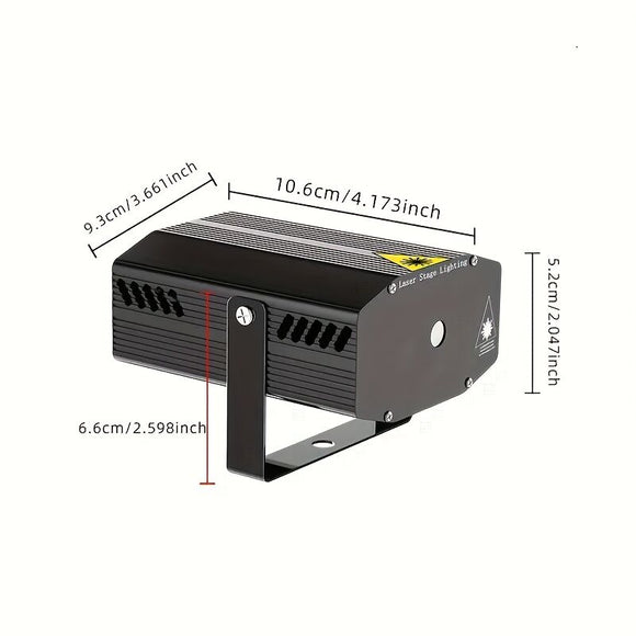 Starlight laser party light - Colorful starry sky projection effect, designed for parties and family gatherings, Christmas holiday atmosphere light | Party lighting expert | Holiday gift selection - RnR Galore