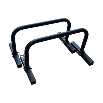 Steel Parallette Bars for Push Ups, Dips & Calisthenics Home Strength Training - RnR Galore