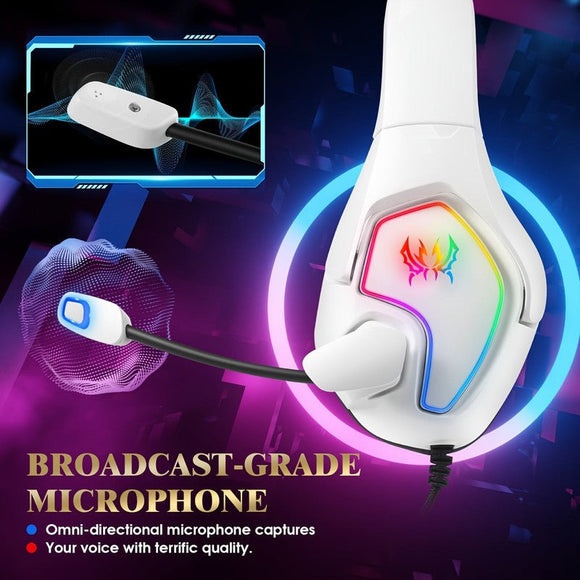 Stereo Gaming Headset for PS4 PS5 Xbox RGB 7.1 - RnR Galore