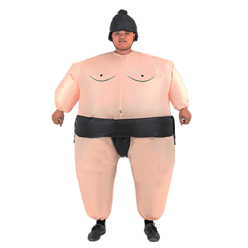 SUMO Fancy Dress Inflatable Suit - Fan Operated Costume - RnR Galore
