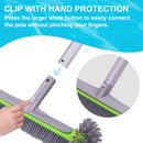 Swimming Pool Cleaning Brush Corner Scrub Brush Pool Wall Floor Cleaner Tool - RnR Galore