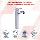 Tall Basin Mixer Tap Faucet - Kitchen Laundry Bathroom Sink - RnR Galore