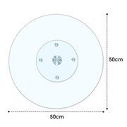 Tempered Glass Lazy Susan 50cm - RnR Galore