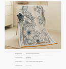 The Story of Broken Flowers 40S Pure Cotton Gauze Bath Towel - Extra Large, Thick, Soft, and Highly Absorbent for Adults - RnR Galore