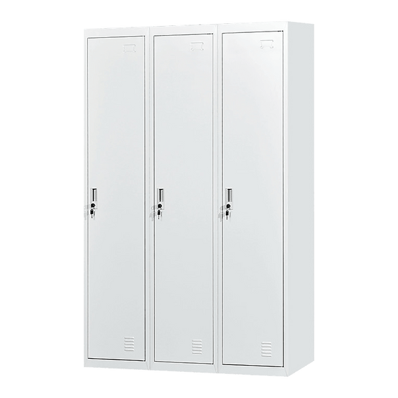 Three - Door Side by Side Office Gym Shed Storage Locker - RnR Galore