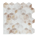 Tiles 3D Peel and Stick Wall Tile Shell Mosaic 10 Sheets - RnR Galore