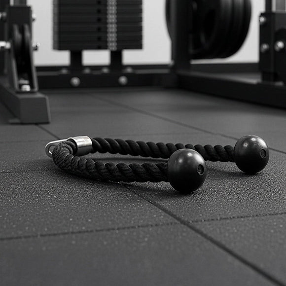 Tricep Pulldown Rope – Heavy Duty Cable Machine Attachment for Gym & Home Workout - RnR Galore