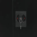 Two - Door Metal Cabinet Shelf Storage for Home Office Gym - RnR Galore