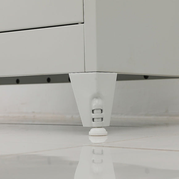 Two - Door Metal Cabinet Shelf Storage for Home Office Gym - RnR Galore