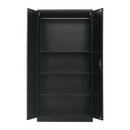 Two - Door Metal Cabinet Shelf Storage for Home Office Gym - RnR Galore