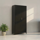 Two - Door Metal Cabinet Shelf Storage for Home Office Gym - RnR Galore