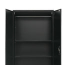 Two - Door Metal Cabinet Shelf Storage for Home Office Gym - RnR Galore