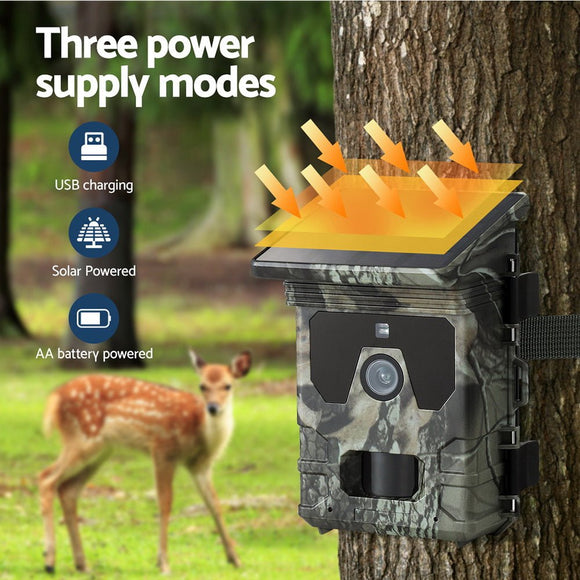 UL - tech Solar Trail Camera 4K 50MP Wildlife - RnR Galore