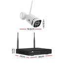 UL - tech Wireless CCTV Security System 8CH NVR 3MP 4 Square Cameras 1TB - RnR Galore