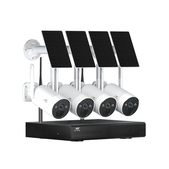 UL - tech Wireless Solar CCTV Security Cameras 4MP 8CH NVR - RnR Galore