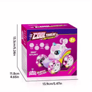 Unicorn remote control car for girls, 360° rotating four - wheel drive stunt remote control car with cute lights, rechargeable toy - children's birthday gift - RnR Galore