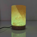 USB Colour Changing Salt Himalayan Lamp - Cylinder Shape Pink Rock LED Light - RnR Galore