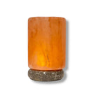 USB Colour Changing Salt Himalayan Lamp - Cylinder Shape Pink Rock LED Light - RnR Galore