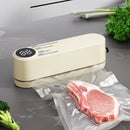 USB Rechargeable Portable Vacuum Sealer, includes sealing bags and a rapid vacuum pump. Space - saving design, suitable for vacuum packing snacks, meat, fruits, and vegetables for food preservation.GREEN - RnR Galore