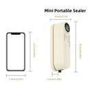 USB Rechargeable Portable Vacuum Sealer, includes sealing bags and a rapid vacuum pump. Space - saving design, suitable for vacuum packing snacks, meat, fruits, and vegetables for food preservation.GREEN - RnR Galore