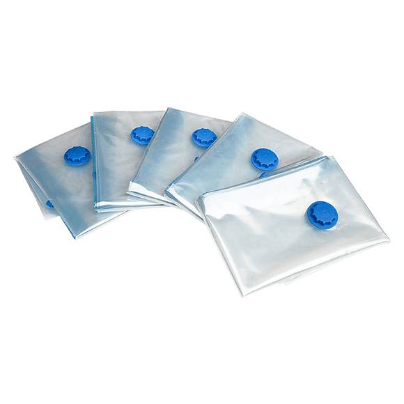 Vacuum Bags Clothes Sealed Clothing Bag Travel Compact Storage Space Saver x12 - RnR Galore