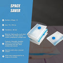Vacuum Bags Clothes Sealed Clothing Bag Travel Compact Storage Space Saver x12 - RnR Galore