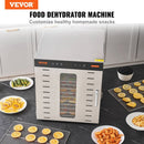 VEVOR 10 Trays Food Dehydrator Machine Stainless Steel 1000W Jerky Fruit Drying - RnR Galore